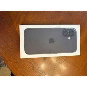 Apple IPhone 16 Black Empty Box No Phone